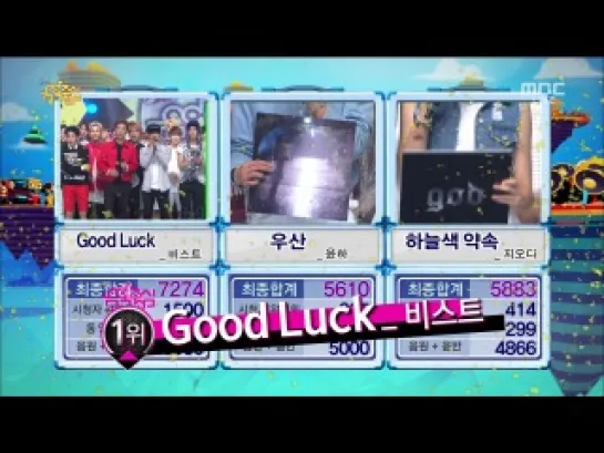 [CUT] 12.07.2014 BEAST - Win @ MBC Music Core