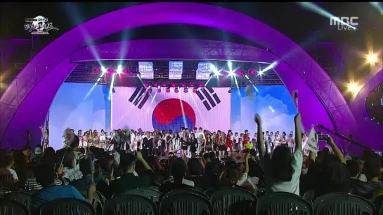 [CUT] 14.08.2015 Ailee & Other Artists - Ending @ MBC 2015 DMZ Peace Concert