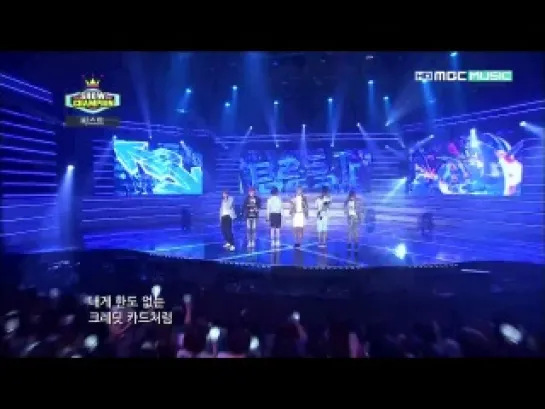 [PERF] 11.09.2012 BEAST - Beautiful Night @ Live on MBC Music Show Champion