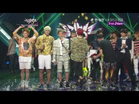 [CUT] 10.08.2012 BEAST - Win @ KBS2 Music Bank