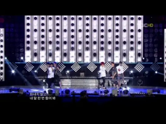 [PERF] 28.07.2012 BEAST - Not Me @ Live on MBC Music Core (Ulsan Summer Festival)