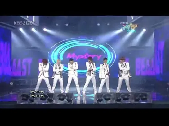 [PERF] 1.01.2010 BEAST - Mystery @ Live on KBS2 Music Bank