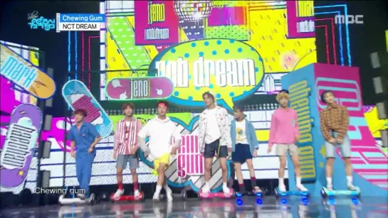 160827 NCT DREAM - Chewing Gum @ Music Core