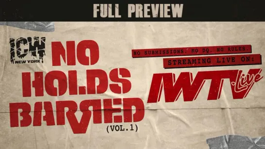 ICW No Holds Barred 2020 (Vol. 1) (2020.01.04)