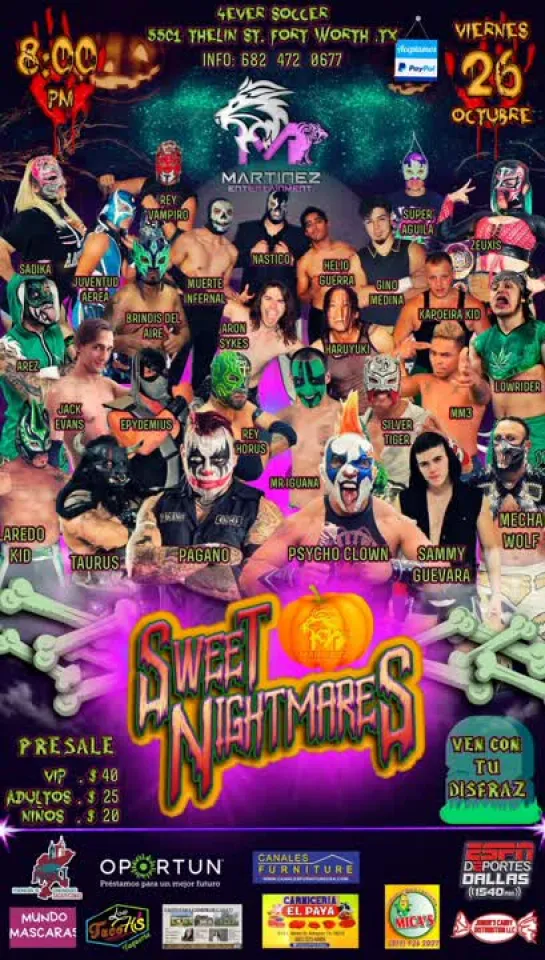 Martinez Entertainment Sweet Nightmares 2018 (2018.10.26)