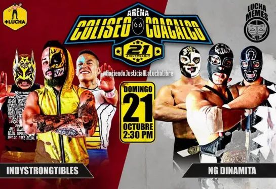 Lucha Memes Arena Coliseo Coacalco 21 Aniversario (2018.10.21)