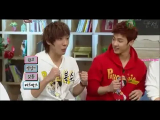 [SHOW] 16.04.2011 KBS2 100 Points Out Of 100 - KiKwang VS Lee Joon - Aegyo Battle