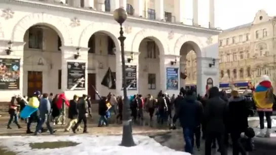 Митинг против власти Украины Киев (19.02.17)