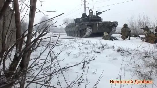 ДНР. Зачистка промзоны в Дебальцево