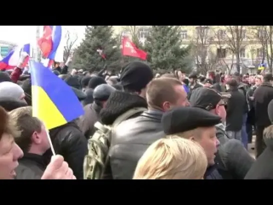 Украина. Митинг бандеровцев сорвался