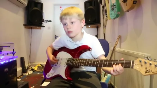 Summer Of 69 Bryan Adams Guitar Cover By 7 Year Old Alfie