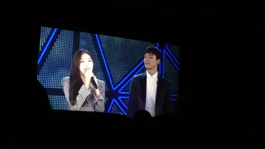 141005 Wendy (Red Velvet) & Chen, Henry, Luna - That's What Friends Are For  @ SMTOWN live world tour 4 in Tokyo [ FANCAM ]