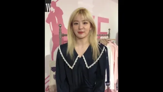 181011 Seulgi (Red Velvet) @ Pink Pony Charity Campaign Exhibition