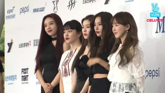 180830 Red Velvet @ Soribada Best K-Music Awards Blue Carpet