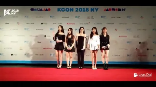 180623 Red Velvet @ KCON 2018 New-York Red Carpet