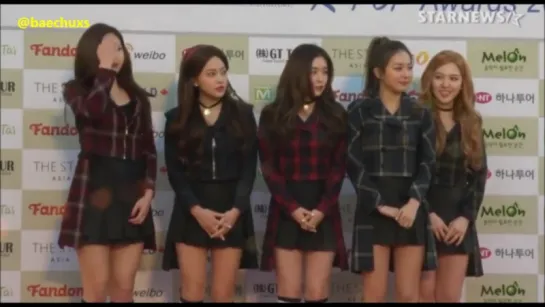 160217 Red Velvet @ Gaon Chart Kpop Award Red Carpet