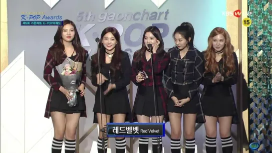 160217 Red Velvet - Hot Performance of the Year @  Gaon Chart KPOP Awards