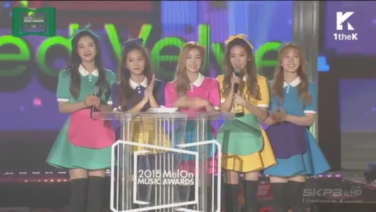 151107 Red Velvet - Best Dance Female Artist @ MelOn Music Awards