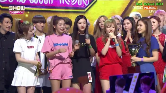 150916  Red Velvet - Dumb Dumb No.1 @ Show Champion