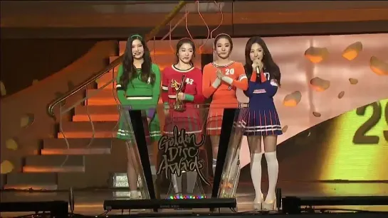 150115 Red Velvet - Best Rookie Awards @ Golden Disk Awards