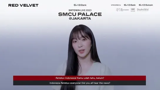 230918 Red Velvet @ SM Town 'SMCU Palace' In Jakarta Greeting