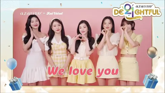 230916 Red Velvet @ Azarine 21st Anniversary Congratulatory Message