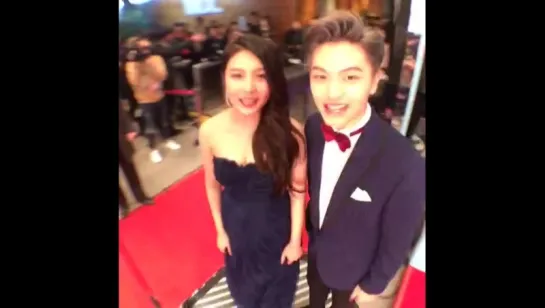 151229 Joy (Red Velvet) & Sungjae (BTOB) @ MBC Vine