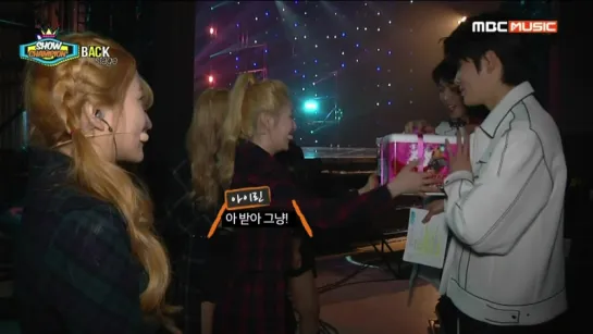 150411 Red Velvet @ Show Champion Backstage