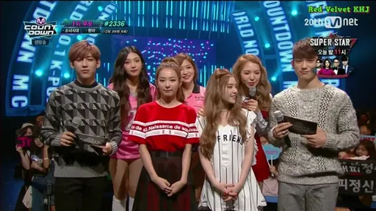 150910 Red Velvet @ Mnet M! Countdown Interview