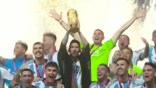 Аргентина и Лионель Месси стали чемпионами мира по футболу Argentina and Lionel Messi are crowned World Cup champions