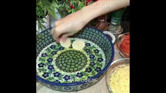 Сытная куриная запеканочка