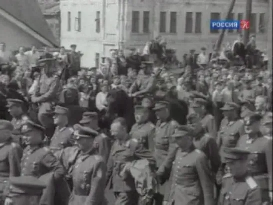 Проконвоирование военнопленных немцев через Москву 17 июля 1944