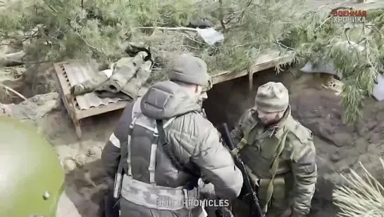 Видео из Рубежного в ЛНР, где чеченские бойцы строят укрепления на случай атак ВСУ