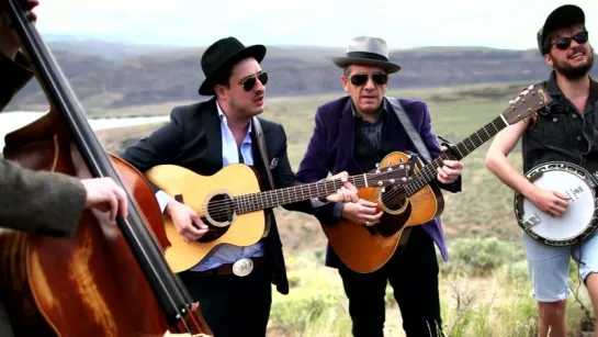 Elvis Costello and Mumford  Sons   The Ghost of Tom Joad  Do Re Mi Medley (Acoustic Cover)