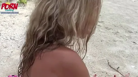 Extreme sex on a beach