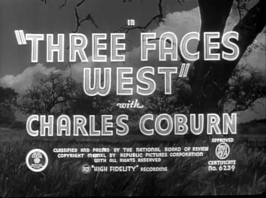 Обращение на запад / Three Faces West 1940