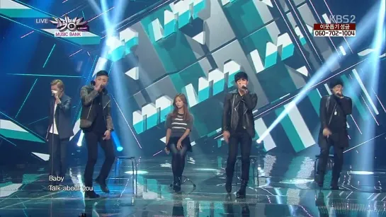 [PERF] M.I.B feat. A PINK (BoMi) - Let's Talk About You (너부터 잘해) (131213 Music Bank)