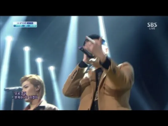 [PERF] M.I.B feat. A PINK (BoMi) - Let's Talk About You (너부터 잘해) (131208 Inkigayo)