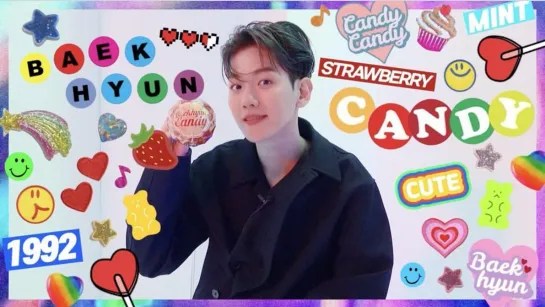 200524 BAEKHYUN #Kyoongtube, so sweet like CANDY 🍭c(‘ㅅ’🍬c)