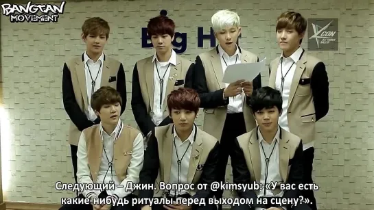 [RUS SUB] BTS Answer KCON-ers' Questions! - KCON 2014