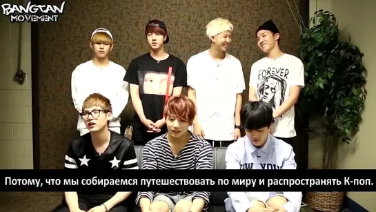 [RUS SUB]BTS and Fans Answer What Hallyu Means to Them!