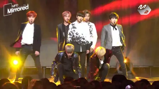 [FANCAM] 161020 BTS - Blood Sweat & Tears (Mirrored) @ M!Countdown