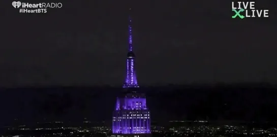 [TWITTER] 190522 Из твиттера EmpireStateBldg (ретвит iHeartRadio)