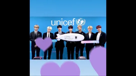 [VIDEO] Thanks from UNICEF for BTS