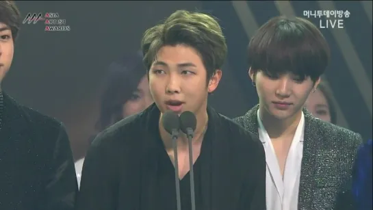 [OTHER] 161116 BTS <Best Artist Award> @ Asian Artist Awards 2016