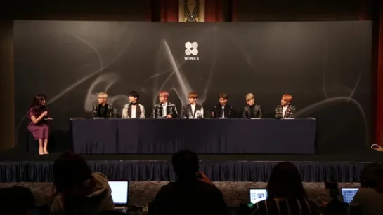 [OTHER] 161010 BTS @ WINGS Release Press Conference.