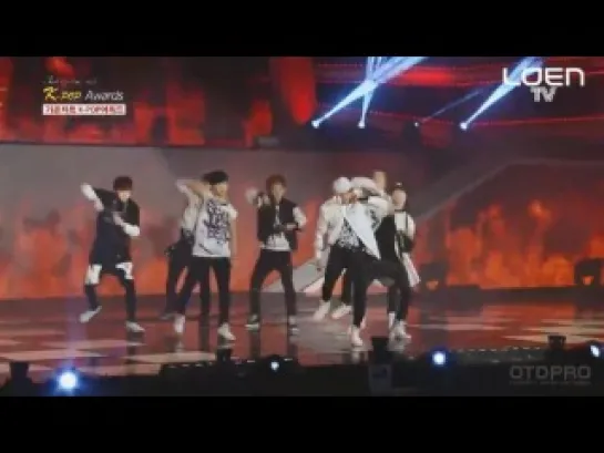 [PERF] 140212 BTS - No More Dream @The 3rd GAON Chart Kpop Awards