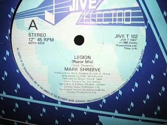 Legion(Razor Mix)---Mark Shreeve--1985--=-=