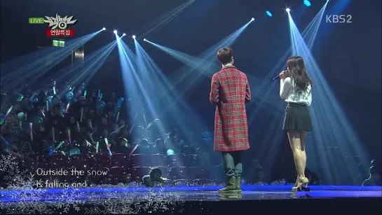 [PERF] 20.12.2013 KiKwang & EunJi - Sleigh Ride @ Live on KBS2 Music Bank (Year-End Special)