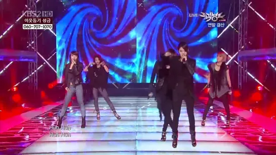 [PERF] 17.12.2010 BEAST & 4Minute - HuH + Breath + Dance Performance @ Live on KBS2 Music Bank